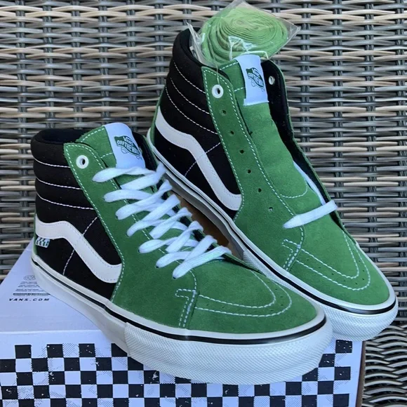 Vans Skate Sk8-Hi Juniper/Black MENS - Picture 5 of 16